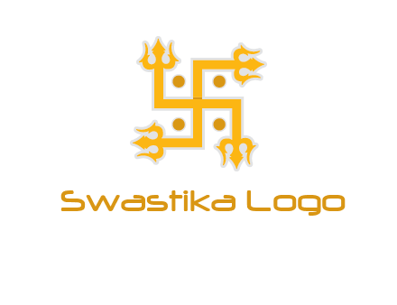 swastika Hinduism logo