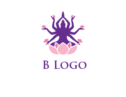 multi armed goddess logo