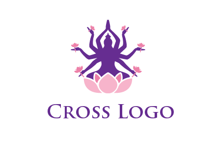 multi armed goddess logo