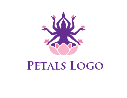 multi armed goddess logo