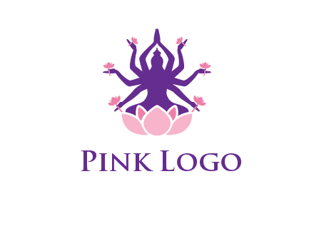 multi armed goddess logo