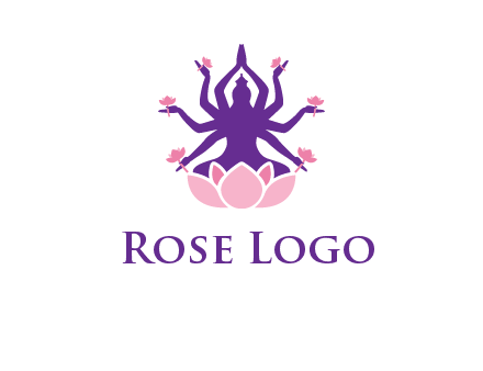 multi armed goddess logo