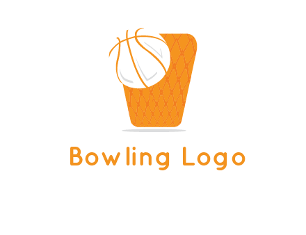 ball in basket logo