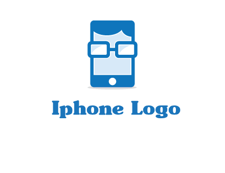 face in smartphone logo