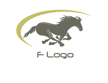 running horse logo