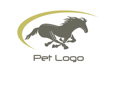 running horse logo