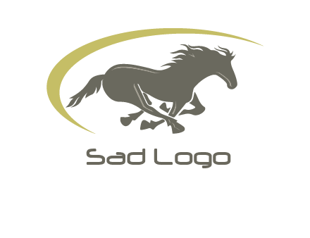 running horse logo