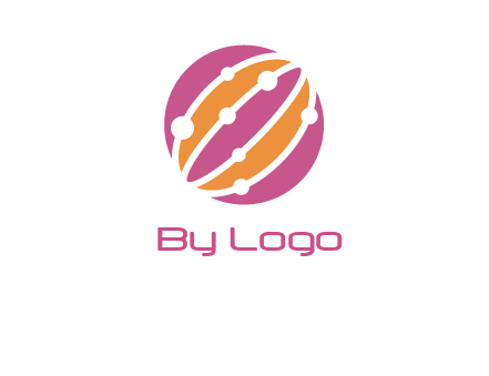 abstract globe logo