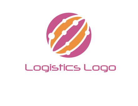 abstract globe logo