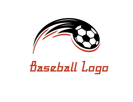 swoosh circular soccer logo