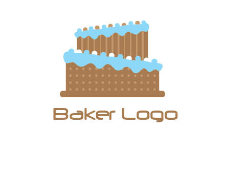 musical wedding cake logo