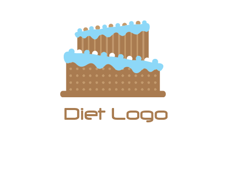 musical wedding cake logo