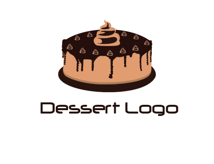 pastry on cake logo