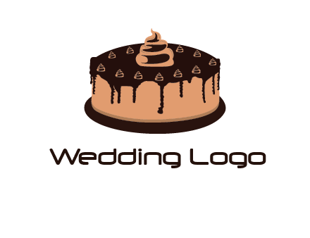 pastry on cake logo