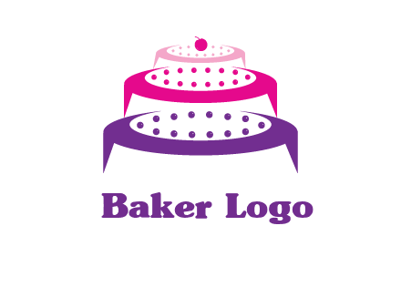 multi level cake logo