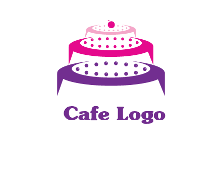 multi level cake logo