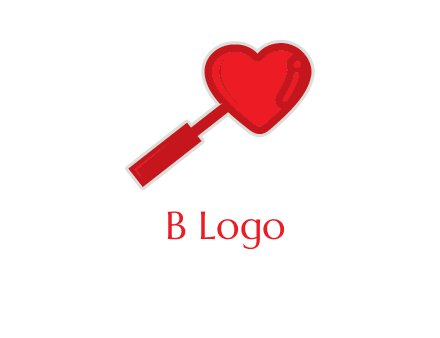 heart logo with magnifying icon