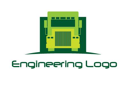 logistic transportatio truck logo