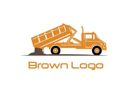 dump truck clipart logo