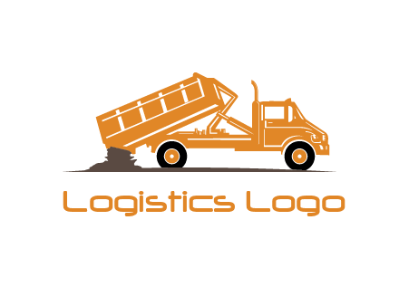 dump truck clipart logo