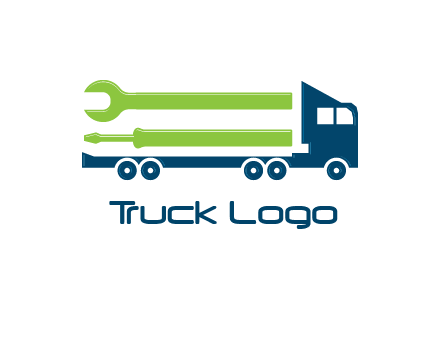 Trucks and Loaders for construction logo