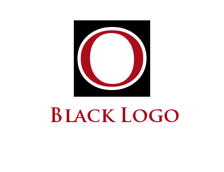 letter O in a square logo