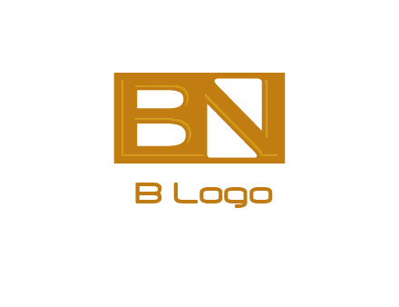 letters B and N forming a rectangle