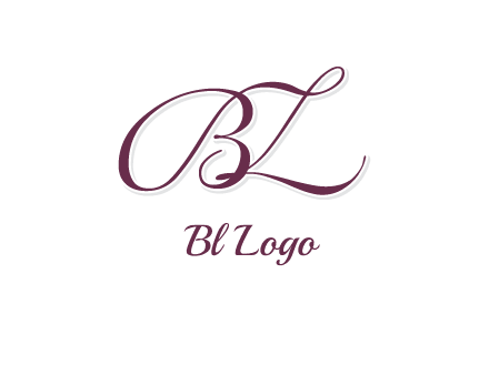 letters B, L and Z