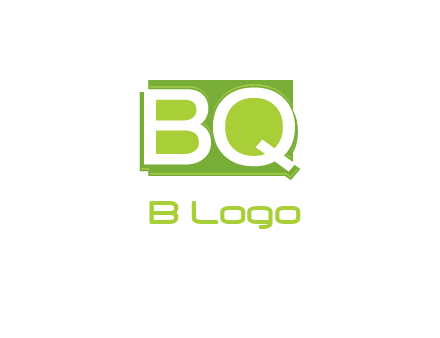 letters B and Q