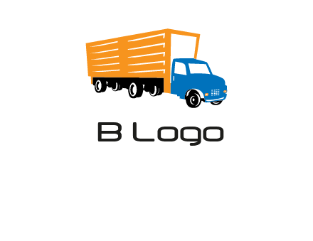 truck transportation logo