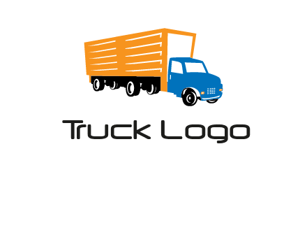 truck transportation logo