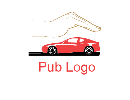 hand over car insurance logo