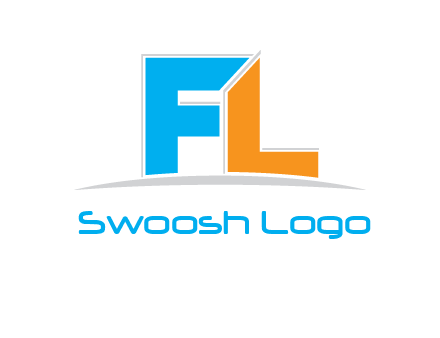 swoosh with letter FL 