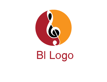 music note in colored circle logo