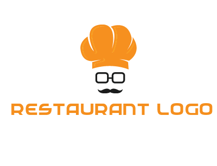 chef with goggles and mustache logo