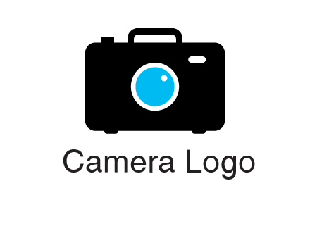 camera iris in a briefcase photography logo