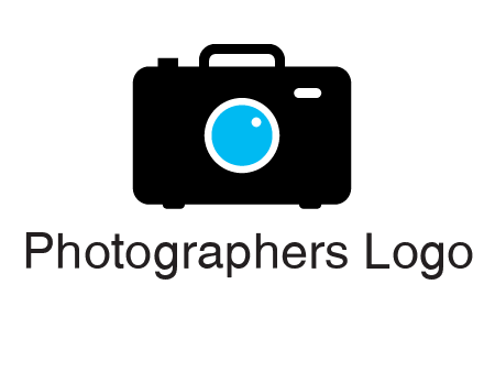 camera iris in a briefcase photography logo