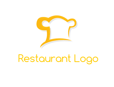 abstract chef cap logo