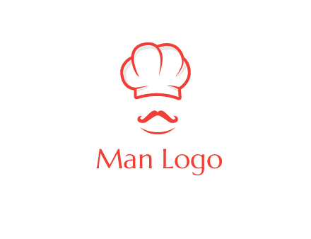 chef with mustache logo