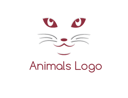 abstract cat logo