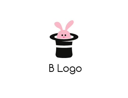 bunny in a hat logo