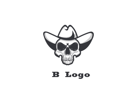 cowboy skull logo