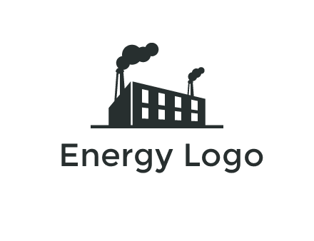 factory with smoke logo