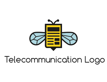 bee and page logo