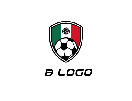 soccer inside mexico shield Logo