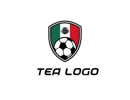 soccer inside mexico shield Logo