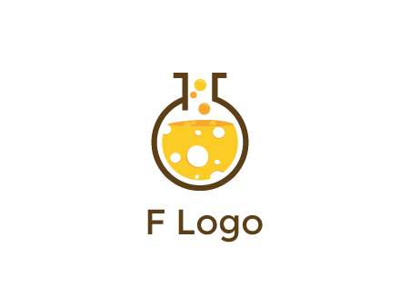 drink bubbling in flask logo