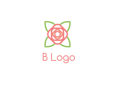 rose icon for a floral logo