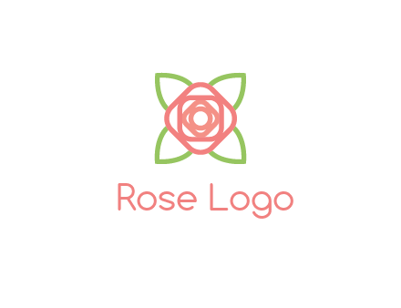 rose icon for a floral logo