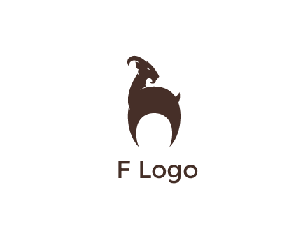 goat logo for a farm